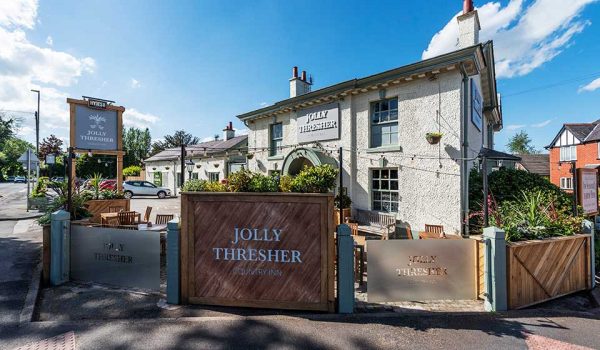 The Jolly Thresher pub and restaurant in Lymm, Cheshire
