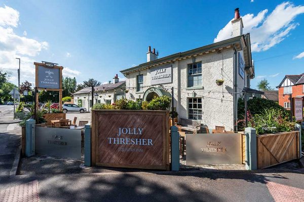 The Jolly Thresher pub and restaurant in Lymm, Cheshire